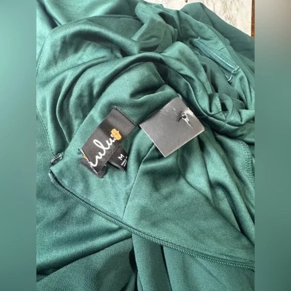 LULUS - Heavenly Hues Forest Green Maxi Dress Size M - Picture 4 of 8